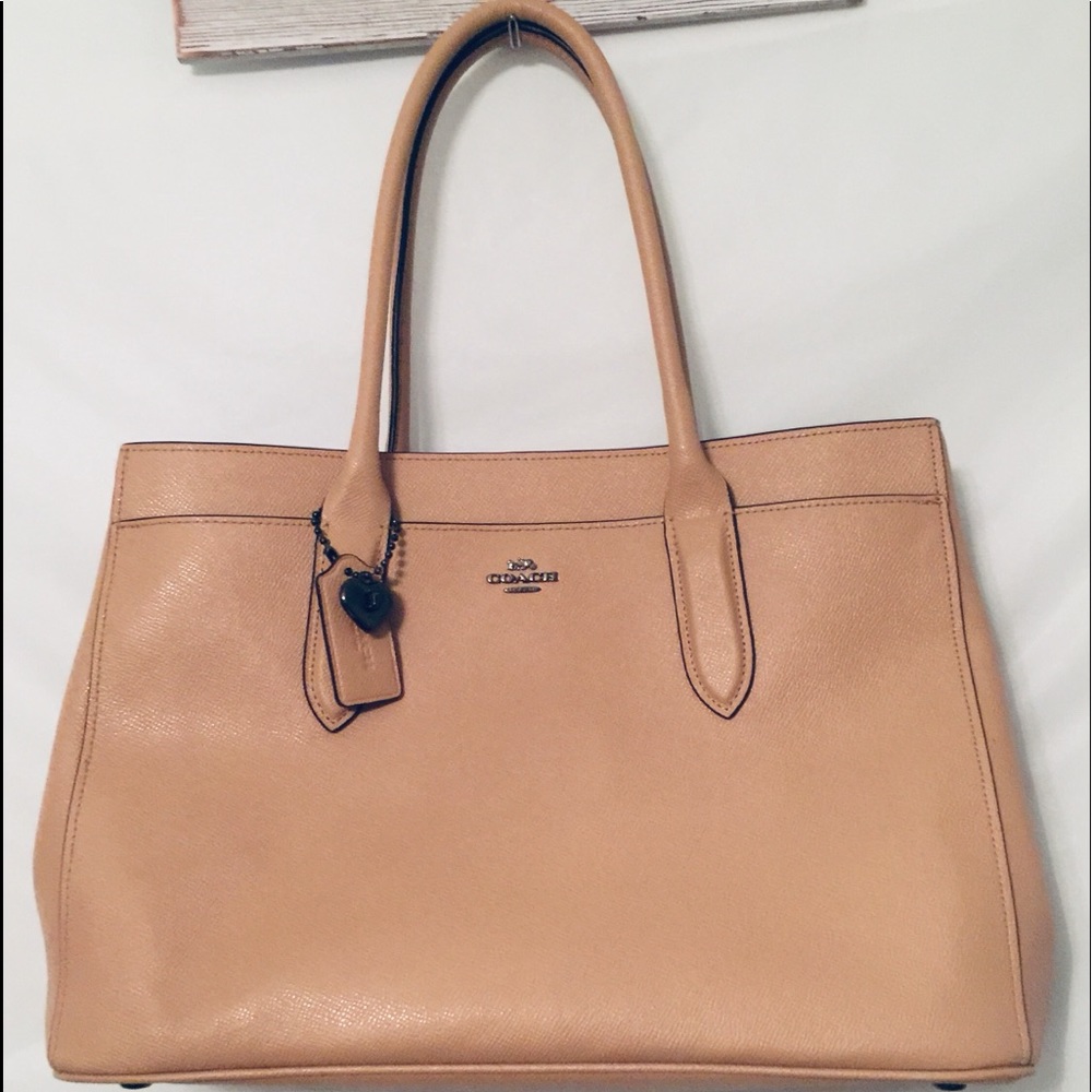 Coach Beechwood Leather Bailey Caryall Tote Hand